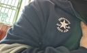 Converse匡威兒童裝男童加絨套裝冬季中大童女休閑運動(dòng)夾克長(cháng)褲兩件套 藏青藍 150 /72 【建議身高140-152cm】 曬單實(shí)拍圖