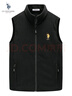 U.S. POLO ASSN.馬甲男抓絨搖粒絨春秋立領(lǐng)無袖背心男裝外套黑色2XL 曬單實(shí)拍圖