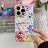 RIK SMITS適用iphone16promax手機(jī)殼15plus女14pro保護(hù)套全包蘋果金屬圈防摔硅膠磨砂卡通小怪獸菱格軟外殼 【粉色怪獸合集】升級菱格紋-防爆金屬圈-鏡頭保護(hù) iPhone 1 曬單實(shí)拍圖