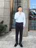 沙馳SATCHI男裝長(zhǎng)袖襯衫秋季新款商務(wù)正裝抗皺免燙白色襯衣男 漂白 41 曬單實(shí)拍圖