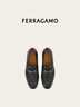 菲拉格慕（Ferragamo）男士黑色便士樂福鞋 0762636_3E _ 75/41.5 禮物送男友 曬單實拍圖
