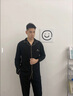 Charm Kendo男士睡衣休閑長(cháng)袖純棉春秋薄款秋冬季男士家居服兩件套舒適套裝 黑色 送老公實(shí)用高級感 XL(120-140) 曬單實(shí)拍圖