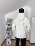 Calvin KleinJeans防風(fēng)防水沖鋒衣25男女戶外登山徒步ck三防夾克外套J400486 YBI-牛乳白 M 曬單實(shí)拍圖