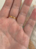 明牌珠寶生日禮物 黃金戒指足金簡(jiǎn)約素圈戒指送禮男女AFM0110工費100 足金戒指 17號約1.81克 曬單實(shí)拍圖