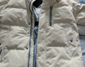鴨鴨（YAYA）紫鉆系列羽絨服男士短款冬季新款戶(hù)外工裝加厚防寒服迷彩青年外套 米白 3XL （建議180-195斤） 曬單實(shí)拍圖