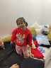 真維斯新年親子裝2026馬年加絨加厚秋冬喜慶一家三口拜年服紅色過(guò)年衣服 【加絨加厚】紅色/K財神小馬 165 (S) 曬單實(shí)拍圖