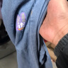 迪士尼寶寶（Disney Baby）春季男女童時(shí)尚休閑百搭中大童牛仔褲長(zhǎng)褲 ZD1EK002淺藍(lán) 140 曬單實(shí)拍圖