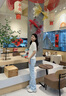 ELAND衣戀毛衣女復古翻領(lǐng)短袖合身顯瘦長(cháng)袖針織衫2025新款 象牙白/白色(39)Ivory S /160 曬單實(shí)拍圖