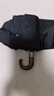左都（ZUODU）全自動(dòng)雨傘加大加固加厚結(jié)實(shí)抗風(fēng)男士防暴大號(hào)雨傘折疊傘雨具定制 【實(shí)木彎鉤+全自動(dòng)】商務(wù)黑 曬單實(shí)拍圖