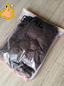 艾萊依羽絨服女收腰優(yōu)雅系帶長款鵝絨連帽時(shí)尚輕奢外套 蜜茶棕165 曬單實(shí)拍圖