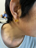 中鑫珠寶黃金媽媽耳環(huán)女足金999.9車花耳圈送長(zhǎng)輩金耳釘生日女神節(jié)禮物 【現(xiàn)貨】4.86g 曬單實(shí)拍圖