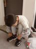 大黃蜂童鞋男童籃球鞋秋季兒童軟底運動(dòng)鞋 D1523318893LG天藍色(革面)32 曬單實(shí)拍圖