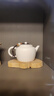 陶迷（TAOMI）茶壺單壺陶瓷泡茶壺家用白瓷汝窯開(kāi)片可養功夫茶具茶水分離沏茶壺 黃汝窯漢峰壺 250ml 101mL(含)-200mL(含) 曬單實(shí)拍圖