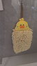 潔麗雅（grace）擦手巾掛式雪尼爾廚房加厚吸水速干毛巾衛生間卡通可愛(ài)抹布 【2條】小黃鴨+小粉豬 曬單實(shí)拍圖