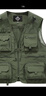 JEEP SPIRIT吉普工裝馬甲男士春夏季釣魚背心機能多口袋外套男裝 軍綠 XL 曬單實拍圖
