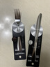 茶花牛排刀西餐切牛排專(zhuān)用刀叉餐具水果叉不銹鋼餐刀食品級面包涂醬 西餐刀叉組合 曬單實(shí)拍圖