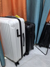 MARRLVE【5602】拉桿箱PC萬向輪可擴展密碼28旅行李20登機箱女24吋26學(xué)生 高級白 24英寸 曬單實拍圖