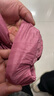 德瑪納冬簡約連帽高保暖90鴨絨羽絨服女短款淑女外套 胭脂紅 L  曬單實拍圖