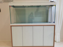 森森（SUNSUN）魚缸新品輕奢大型超白玻璃客廳家用養(yǎng)魚智能生態(tài)底濾水族箱送到家 升級五代底濾 1.5米42寬 上抬蓋 白色 曬單實拍圖