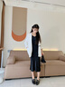 百田森2025新款牛皮樂(lè )福鞋氣質(zhì)粗跟樂(lè )福鞋通勤白色英倫風(fēng)小皮鞋 黑色 37 曬單實(shí)拍圖