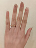 卡地亞（Cartier ）LOVE系列18K玫瑰金色窄版LOVE戒指單枚 B4085200-51 曬單實(shí)拍圖