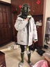 南恩NANDN帽檐滑雪頭盔單板滑雪裝備男女保暖鐳射漸變電鍍銀雪盔 亮黑 L 曬單實(shí)拍圖