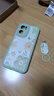 淺笙opporeno7手機殼reno7新款reno7pro硅膠軟殼reno7se全包防摔外殼OPPO小清新5G網(wǎng)紅por少女se保護套 【油畫花-淺綠】送掛環(huán) OPPOReno7 曬單實拍圖