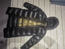 高梵黑金3.0鵝絨服加厚極寒過(guò)膝長(zhǎng)款官方男女童兒童羽絨服深冬親子裝 亮面黑色 160（黑金8格 飛天鵝絨284g） 曬單實(shí)拍圖