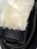大東爆雪地靴皮毛一體短靴馬丁靴女冬季保暖加厚厚底防滑棉鞋 黑色大棉 39 (245mm) 曬單實(shí)拍圖