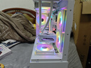航嘉（Huntkey）GX760M.PRO追夢(mèng) 游戲電腦臺(tái)式機(jī)箱 270°海景房主機(jī)箱 支持M-ATX主板/360水冷/散熱器限高165mm GX760S雷霆堡壘-白色 單機(jī)箱 曬單實(shí)拍圖