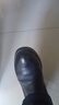 紅蜻蜓一腳蹬男鞋冬季正裝皮鞋高幫商務男棉鞋WTD44064 黑色 41 曬單實拍圖