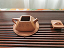 藏壺天下【七夕禮物】宜興紫砂壺純手工小品功夫茶具方器原礦老段泥家用泡 四方石瓢 曬單實(shí)拍圖
