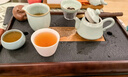不拙仿烏金石茶盤帶排水儲水式茶臺功夫茶具茶托盤 星窗柯木茶盤(中) 曬單實拍圖