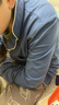 紅豆兒童睡衣男女童春秋長袖薄款莫代爾棉家居服套裝J3173海濱藍165 曬單實拍圖