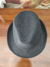 恒源祥中老年帽子男士時(shí)尚羊毛呢禮帽送爸爸爺爺老人復古春秋紳士帽 灰 曬單實(shí)拍圖