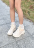 安踏綿綿彈2女鞋運(yùn)動鞋秋季網(wǎng)面透氣跳繩鞋女軟底緩震防滑跑步鞋子女 【適合多運(yùn)動場景】燕麥白-3 37.5 曬單實拍圖
