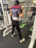 GINGPAI SPORT健身腰帶男深蹲硬拉護腰帶女護腕輔助力帶專業(yè)訓練收腹加壓束腰帶 灰紫色【進階款】 M（適合腰圍72-82cm） 曬單實拍圖