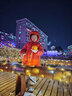 笛莎（DEESHA）童裝女童溫暖連帽長款羽絨服2024冬新款女寶寶可愛甜美三防羽絨服 櫻桃紅 130 曬單實拍圖