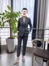 AEMAPE氣質(zhì)商務西裝套裝女2025春秋新款休閑通勤正裝職業(yè)西服外套兩件套 灰色西裝+九分褲 XL 120-130斤 曬單實拍圖
