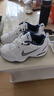 耐克（NIKE）官方 艦店男鞋 25秋新款緩震運動(dòng)鞋厚底增高休閑鞋透氣跑步老爹鞋 白&銀/全掌氣墊【主推】偏小 39 碼（內長(cháng)245mm） 曬單實(shí)拍圖