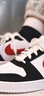 耐克（NIKE）男鞋 2024冬季新款休閑運動鞋COURT簡版AJ低幫時尚潮流板鞋 838937-102 芝加哥 黑白紅勾  42 曬單實拍圖