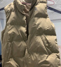 駱駝（CAMEL）立領(lǐng)羽絨馬甲女防風(fēng)保暖外穿內搭外套 J23CY0L9061A 摩卡棕 M 曬單實(shí)拍圖