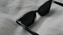 卡珀尼王嘉爾同款墨鏡女款GMLOTI貓眼小框防曬防紫外線(xiàn)高級感太陽(yáng)眼鏡男 冷酷黑Loti-01 曬單實(shí)拍圖