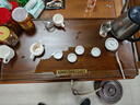匠序胡桃色茶盤排水式實木干泡盤家用現(xiàn)代茶幾茶臺高檔茶具托盤 大號-胡桃色《一品》茶盤80*40*4 曬單實拍圖