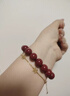 曇蓓漫紫金砂朱砂手串招財五路財神轉運珠本命年瑪瑙手鏈男女生日禮物 10毫米五路財神手鏈 高含量規格【礦閃滿(mǎn)滿(mǎn)】 曬單實(shí)拍圖