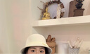 雪倫朵漁夫帽圓頂禮帽女士秋冬優(yōu)雅盆帽赫本風(fēng)富家千金氣質(zhì)英倫毛呢帽 白色 曬單實(shí)拍圖