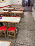 弋思林商用餐桌經(jīng)濟(jì)型仿大理石飯桌小吃店快餐店咖啡廳餐廳家用客廳餐桌 白色仿大理石120*60*75單桌 曬單實(shí)拍圖