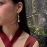 小米星和田玉耳飾蚊香盤耳夾女無(wú)耳洞夾耳式古風(fēng)耳環(huán)純銀新中式耳墜清蘭 天然和田白玉清蘭耳夾 曬單實(shí)拍圖