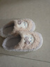 【全網(wǎng)爆款】?jì)和尥闲信ㄍ蓯?ài)秋冬季家用新款厚底保暖寶寶 西瓜紅兔子拖鞋 35-36 (內長(cháng)21CM適合9-10周歲) 曬單實(shí)拍圖