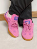 沃特沃特德訓鞋男秋冬小眾復古運動(dòng)休閑板鞋女潮百搭情侶阿甘小白鞋 粉黑 25 40 曬單實(shí)拍圖